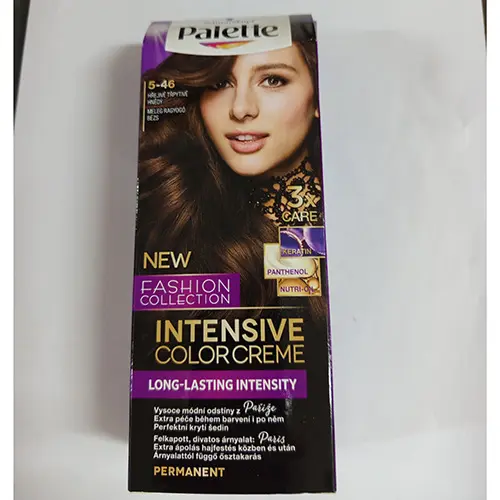 Foto aus der offiziellen Meldung: Schwarzkopf Palette INTENSIVE COLOR CREME Haarfärbemittel — Risiko: Chemikalie (SR/03253/25)
