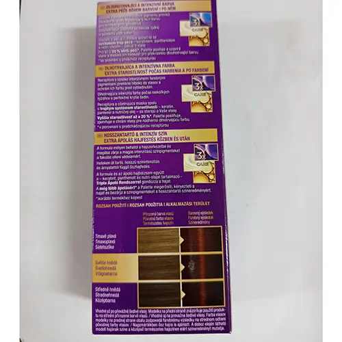 Foto dell’avviso ufficiale: Schwarzkopf Palette INTENSIVE COLOR CREME LONG-LASTING INTENSITY, PERMANENT, 3x CARE, 6-79 Tintura per capelli — rischio: Rischio chimico