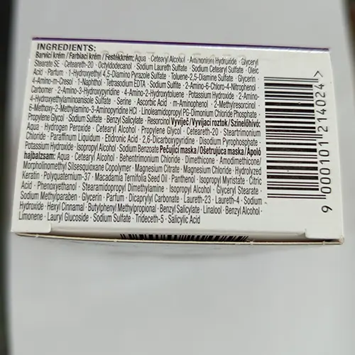 Foto dell’avviso ufficiale: Schwarzkopf Palette INTENSIVE COLOR CREME LONG-LASTING INTENSITY, PERMANENT, 3x CARE, 6-79 Tintura per capelli — rischio: Rischio chimico