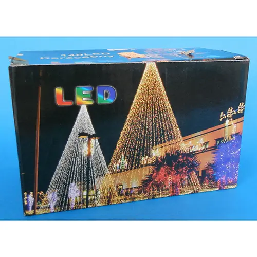 Photo de l’avis officiel: 140LED Karácsony égő Chaîne d'éclairage — risque: Choc électrique