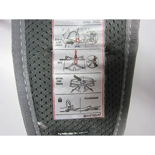 Photo de l’avis officiel: Xinda Sit Harness Harnais d'escalade — risque: Blessures