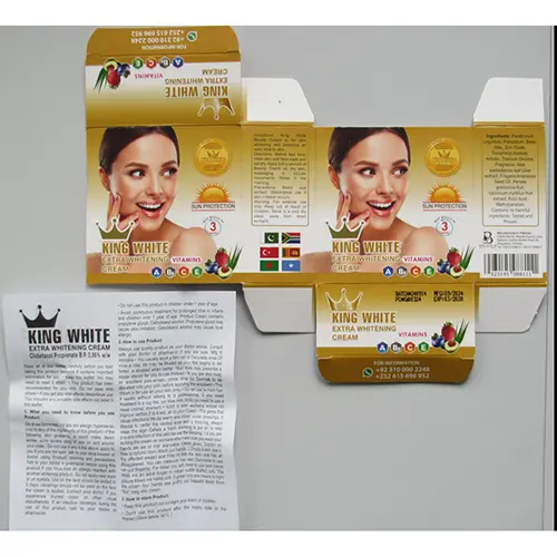 Foto dell’avviso ufficiale: KING WHITE EXTRA WHITENING CREAM Crema schiarente per la pelle — rischio: Rischio chimico