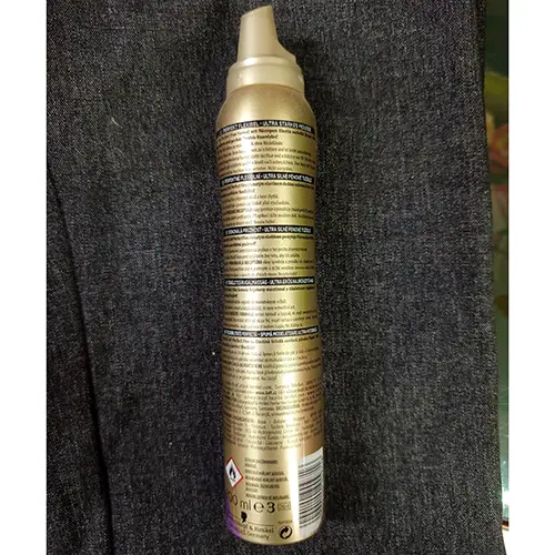 Photo de l’avis officiel: Schwarkopf TAFT PERFECT FLEX Spray capillaire — risque: Risque chimique