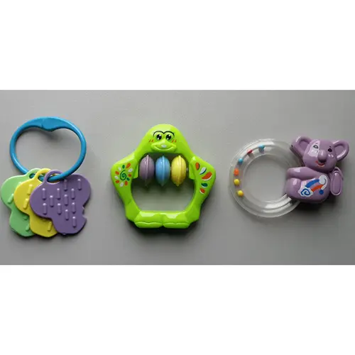 Foto do aviso oficial: LE BEI – LOVELY ANGEL TOYS Baby rattles, Just for angelic smile Conjunto de chocalho de brinquedo — risco: Engasgamento