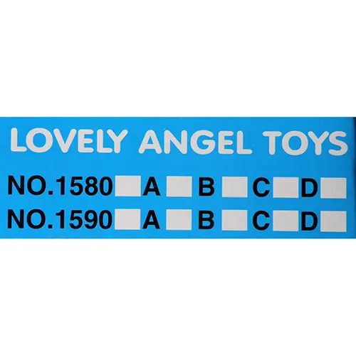 Foto do aviso oficial: LE BEI – LOVELY ANGEL TOYS Baby rattles, Just for angelic smile Conjunto de chocalho de brinquedo — risco: Engasgamento