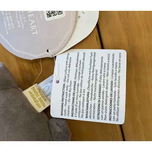 Foto aus der offiziellen Meldung: Nemu Nemu Animals Weiches Spielzeug — Risiko: Ersticken