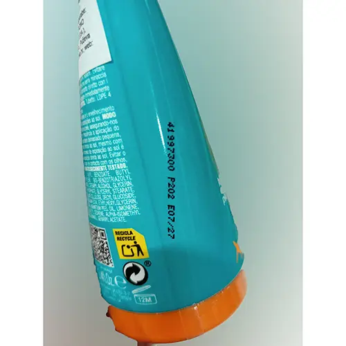 Foto dell’avviso ufficiale: AGRAD SUN Protezione solare — rischio: Rischio chimico & Ambiente