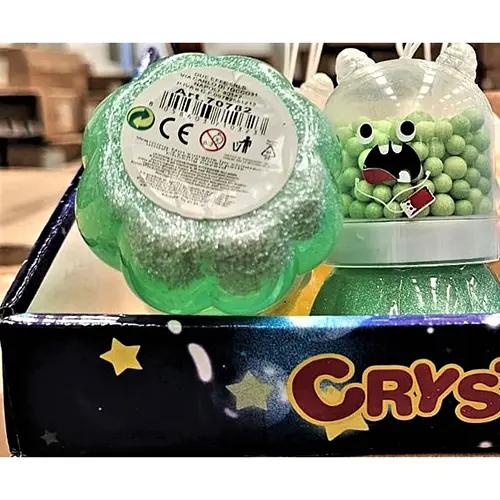 Photo de l’avis officiel: CRYSTAL MUD Crystal Mud Slime de jouet — risque: Risque chimique (SR/03376/25)