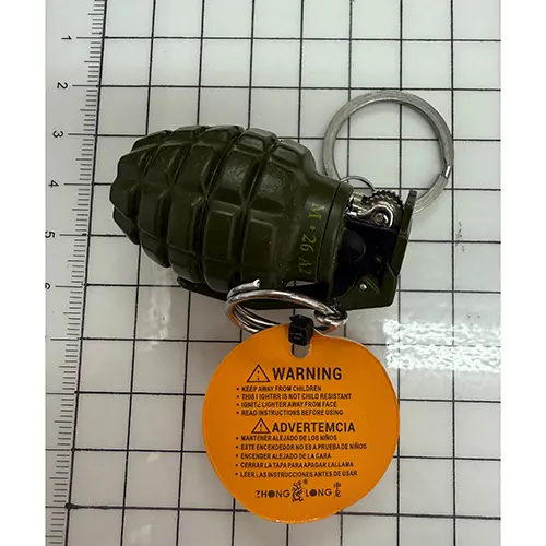 Photo from the official notice: Zhong Long LIGHTER novelty lighter — burns & fire risk