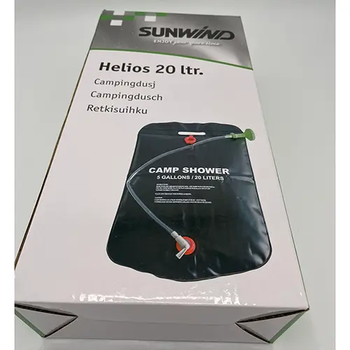 Photo de l’avis officiel: Sunwind Helios 20ltr, Campingdusch Douche de camping — risque: Risque chimique