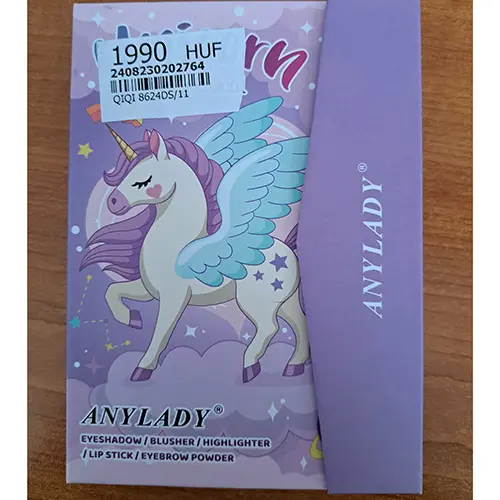 Photo de l’avis officiel: ANYLADY Unicorn The magical Set de maquillage — risque: Risque chimique