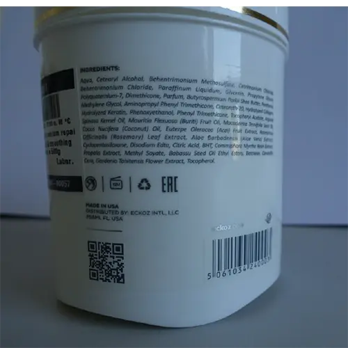Photo de l’avis officiel: bottoplex premium Blowout bottoplex Premium Crème pour le défrisage des cheveux — risque: Risque chimique
