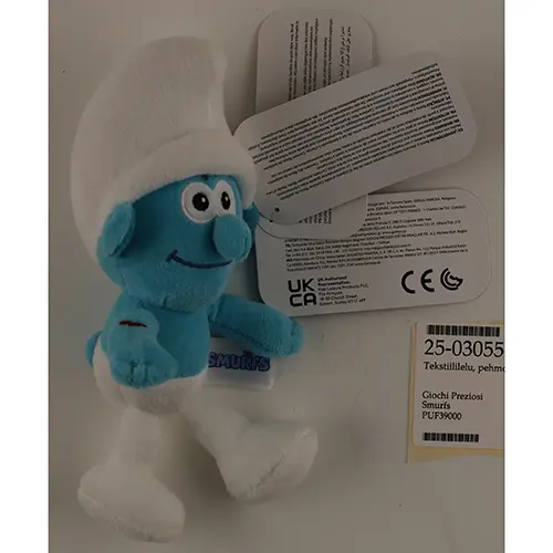 Photo de l’avis officiel: Giochi Preziosi Smurfs Jouet souple — risque: Étouffement