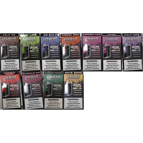 Photo de l’avis officiel: OXBAR MAGIC MAZE 2.0 Cigarette électronique jetable — risque: Risque chimique (SR/03428/25)