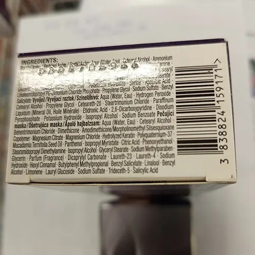 Foto dell’avviso ufficiale: Schwarzkopf Palette INTENSIVE COLOR CREME, LONG-LASTING INTENSITY, PERMANENT Tintura per capelli — rischio: Rischio chimico