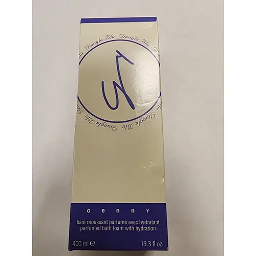 Photo de l’avis officiel: Genny Gingla blu Mousse de bain — risque: Risque chimique