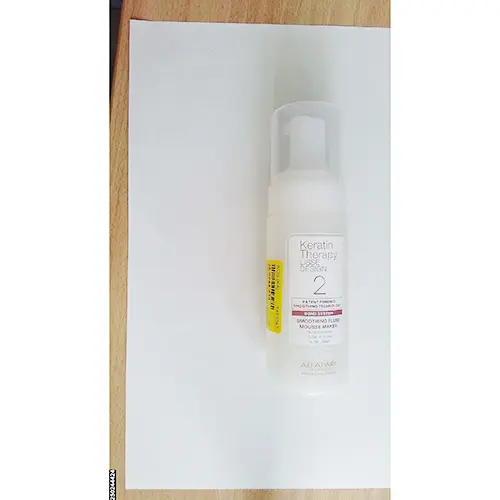 Foto dell’avviso ufficiale: ALFAPARF MILANO Keratin Therapy LISSE DESIGN SMOOTHING TREATMENT KIT EXPRESS, Step 2 Smoothing Fluid  Mousse M — rischio: Rischio chimico