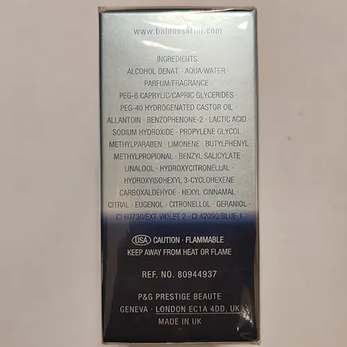 Foto dell’avviso ufficiale: Baldessarini Del mar Dopobarba — rischio: Rischio chimico