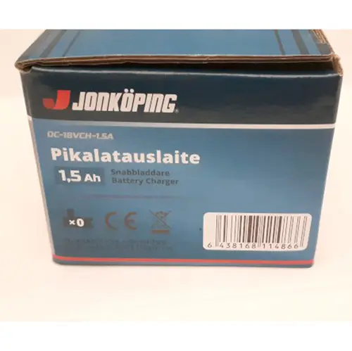 Photo de l’avis officiel: Jonköping Chargeur de batterie — risque: Choc électrique (SR/03452/25)