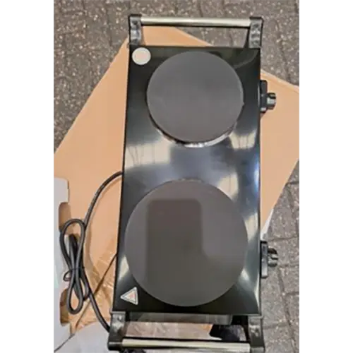 Photo from the official notice: Hot Plate Electric Cooking electrical hot plate — fire risk