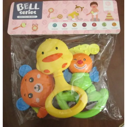 Photo from the official notice: HiNaier BELL series, Give you the best rattle set — choking risk