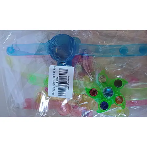 Photo de l’avis officiel: LED Luminous Fidget Spinner Bracelet Bracelet de jouet LED — risque: Risque chimique & Étouffement