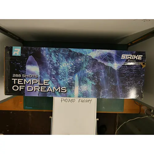 Photo from the official notice: Supply Chain B.V. Temple of Dreams 1 fireworks — burns & damage to hearing risk