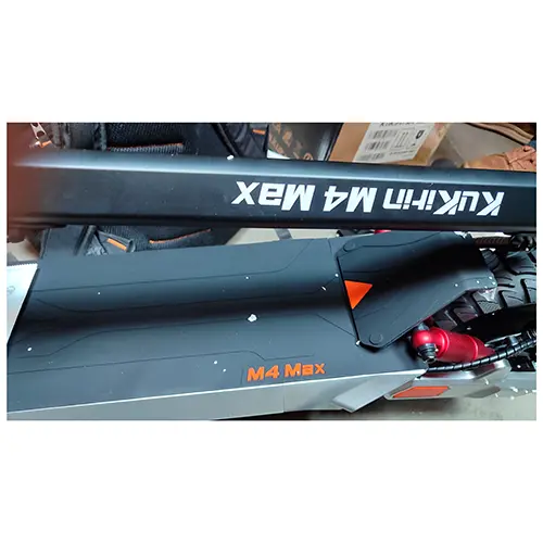 Photo from the official notice: KuKirin Electric scooter — fire & injuries risk