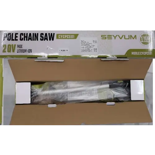 Photo from the official notice: SEYVUM Pole Chain Saw chainsaw — electric shock & fire risk