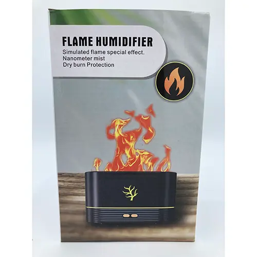 Foto aus der offiziellen Meldung: Flame Humidifier Luftbefeuchter — Risiko: Umwelt