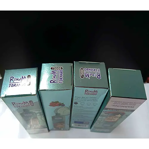 Photo de l’avis officiel: RENdM TORANDO RENdM TORANDO 7500 Cigarette électronique jetable — risque: Risque chimique (SR/03659/25)
