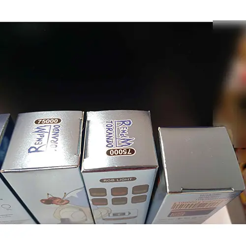 Photo de l’avis officiel: RENdM TORANDO 7500 Cigarette électronique jetable — risque: Risque chimique (SR/03681/25)