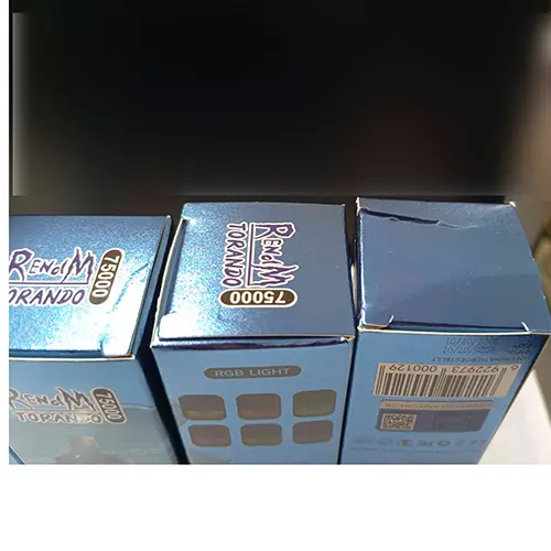 Photo de l’avis officiel: RENdM TORANDO 7500 Cigarette électronique jetable — risque: Risque chimique (SR/03610/25)