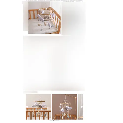 Photo from the official notice: Crib mobile — choking risk