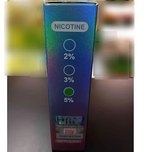 Photo de l’avis officiel: FUMOT® FUMOT Leopard 40K - Peach Berry Cigarette électronique jetable — risque: Risque chimique