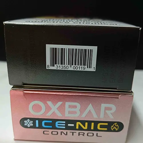 Foto do aviso oficial: OXBAR OXBAR ADJUSTABLE DISPOSABLE 35K PUFFS Cigarros eletrónicos descartáveis — risco: Químico (SR/03687/25)