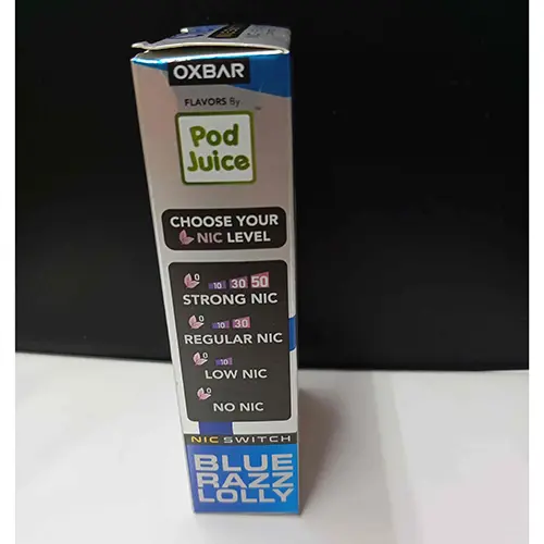 Photo de l’avis officiel: OXBAR OXBAR ADJUSTABLE DEVICE 35K PUFFS Cigarette électronique jetable — risque: Risque chimique (SR/03689/25)