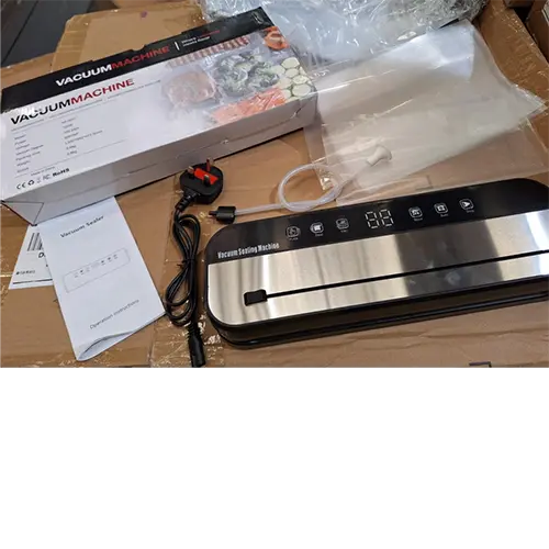 Photo from the official notice: Vacuum Sealing Machine — fire risk (SR/03605/25)