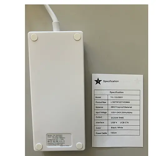 Photo de l’avis officiel: sccvee USB Charger Chargeur USB — risque: Choc électrique