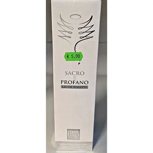Photo de l’avis officiel: Comin parfum Sacro e Profano Eau de toilette — risque: Risque chimique