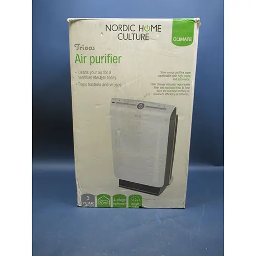 Photo de l’avis officiel: Nordic Home Culture Trivas Air Purifier Purificateur d'air — risque: Risque chimique & Environnement