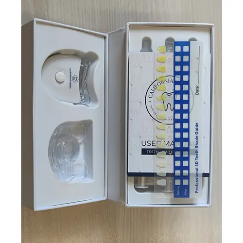 Foto dell’avviso ufficiale: CALIFORNIAN SMILES Teeth Whitening Kit Kit sbiancamento denti — rischio: Rischio per la salute / altro