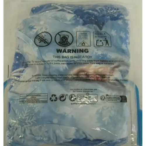 Photo from the official notice: Robe de princesse Frozen thématique pour jeune fille, imprimé bleu glace et neige avec jupe en tulle fancy-dre — burns risk