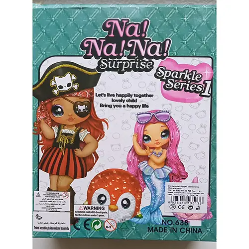 Foto do aviso oficial: Na! Na! Na! Surprise Boneca de plástico — risco: Químico (SR/03712/25)