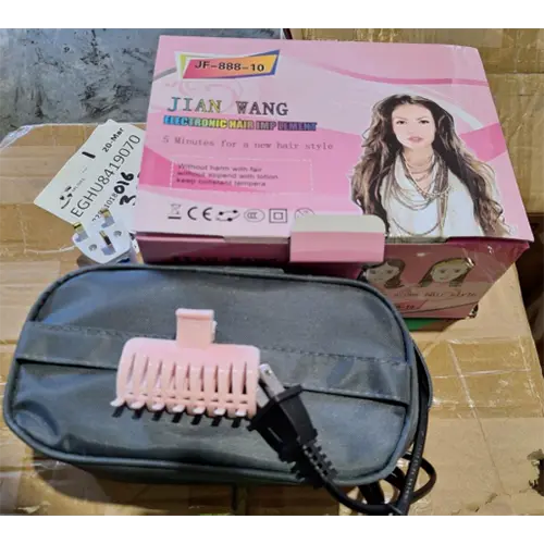 Foto aus der offiziellen Meldung: Jian Wang Jian Wang Electronic Hair imp lement Beheizte Haar-Curling-Rollen — Risiko: Elektrischer Schlag & Feuer