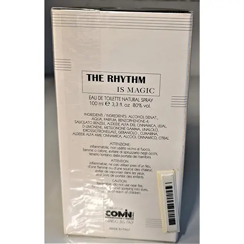 Photo de l’avis officiel: Comin parfum The Rhythm is magic Eau de toilette — risque: Risque chimique