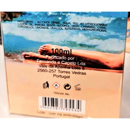 Photo de l’avis officiel: Clichè Tatoo Parfum — risque: Risque chimique