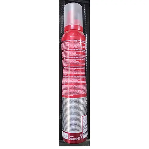Photo de l’avis officiel: Schwarkopf TAFT Mousse , ULTRA STRONG 4 Mousse capillaire — risque: Risque chimique