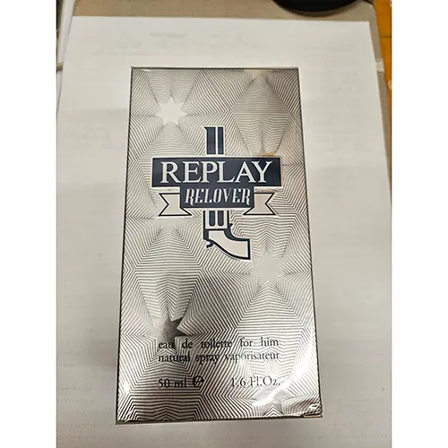 Photo de l’avis officiel: Replay Relover Eau de toilette — risque: Risque chimique