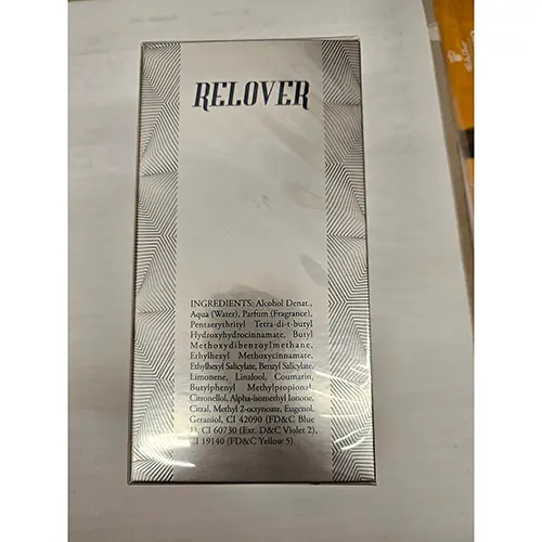 Photo de l’avis officiel: Replay Relover Eau de toilette — risque: Risque chimique